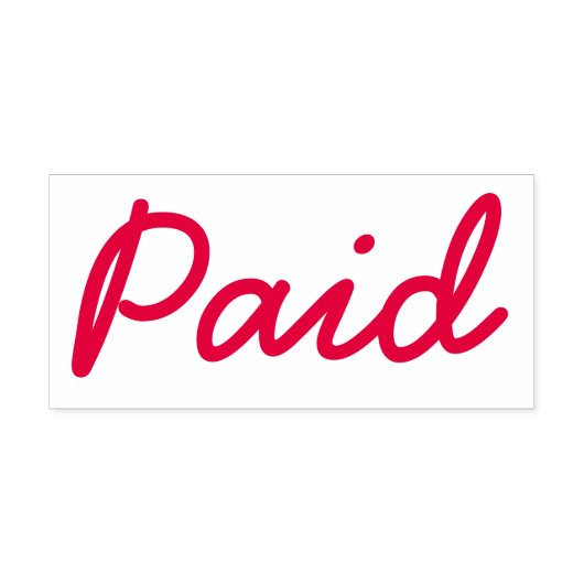 シンプル「有料」スタンプ セルフインキングスタンプ (デザイン)