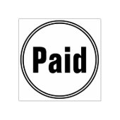 シンプル「有料」スタンプ ラバースタンプ (インプリント)