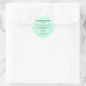 シンプル 石鹸 小規模事業者 成分 製品 ラベル (バッグ)