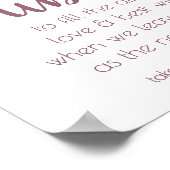 シンプル | 砂漠バラパーティーイベント ポスター (角)