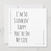 シンプル「私はあなたは自分の人生で幸せだ」 (正面)