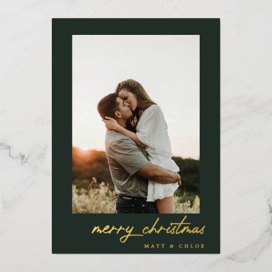 シンプル 箔シーズンカード (正面)