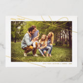 シンプル 箔シーズンカード (正面)