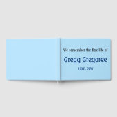 シンプル・簡易葬儀案内書 ゲストブック (全面)