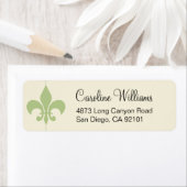 シンプル（紋章の）フラ・ダ・リ ラベル (インサイチュ)