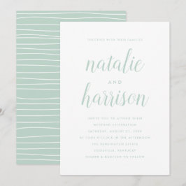 シンプル |結婚式招待状 招待状