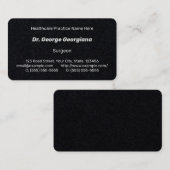 シンプル、謙虚ミニマルな名刺 名刺 (正面/裏面)