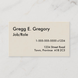 シンプル、謙虚、ミニ 名刺