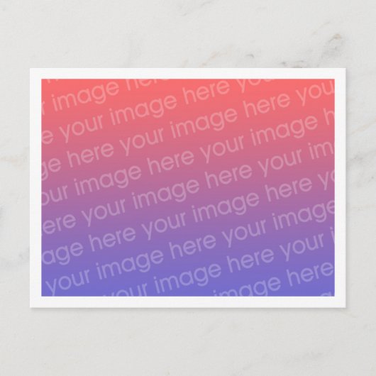 シンプル 0.2インチオールホワイのまわりにト縁どテンプレート ポストカード (正面)