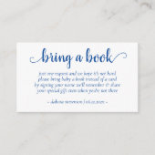 シンプル | Ceruleanが本を持ってくる エンクロージャーカード (正面)