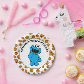 シンプル Cookie Monster 1歳の誕生日 ペーパープレート (パーティー)