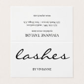 シンプル Lash名刺 名刺 (外部フラット)