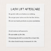 シンプル Lash名刺 名刺 (内部フラット)