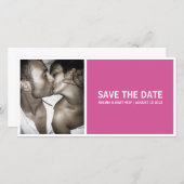 シンプル%PIPE%のセーブ・ザ・デート案内 セーブザデート (正面/裏面)