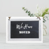 シンプル rustic 新しい住所のお知らせ 案内状 (スタンド正面)