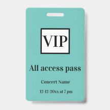 シンプル vip all access pass concert name causes