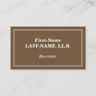 シンプルBarristerプロファイルカード 名刺