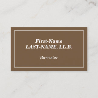 シンプルBarristerプロファイルカード 名刺