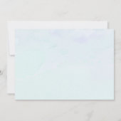 シンプルBBQモダンスクリプトダスティブルー 招待状 (裏面)