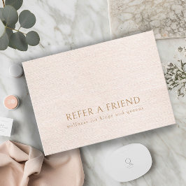 シンプルBeigeミニマモダンリスト紹介カード 名刺