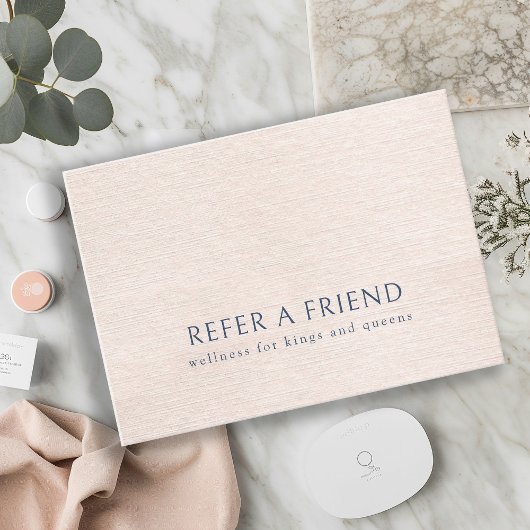 シンプルBeigeミニマモダンリスト紹介カード 名刺