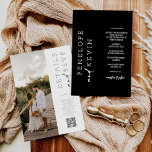 シンプルBlack Minimalistの写結婚真QRコードRSVP 招待状<br><div class="desc">この招待モダンは、黒い背景を持つ与えタイポグラフィのクリーンでシンプルタイポグラフィのブロックセリフを特徴とする。この招待のシンプルさとクリーンなデザインは、すべての結婚テーマと間違いなくあなたの素晴らしの追加と良く機能結婚する。追加のRSVPカードと詳細カードを切り詰めフレンドリーて、このオールインワンのエコ招待で緑色に進んでみよう。招待状の背面に自分のQRコードを追加するだけで、ゲストはRSVPにアクセスでき、詳細な情報を確認で結婚きる。名前カスタマイズと簡単の手順で言葉を使い、幸せなカップルの写真と一緒に招待カードをパーソナライズし与えて、個人のtouchとユニークして欲しい。色もしを変更する必要がある場合は、招待カーカスタマイズドを変更できる。あなたカスタマイズは、あなたのイベントのニーズと単に招待に合わせて招待をパーソナライズすることができる。文字、電子メール、またはソーシャルメディアを通じて、自分の文字で簡単にこの招待をパーソナライズし、ゲストとデジタル共有できる。お客様もしに印刷されたバージョンを郵送することもできます。または、デジタル版を送信し、個人touch用に印刷されたコピーをアップする両方を行うことができる。</div>