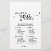 シンプルBlack Writhlあなたの電話ゲームの中の何 (裏面)