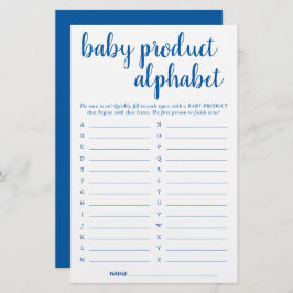 シンプルBlue ABC製品 | セールリアンシャワーゲーム