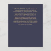 シンプルBODA結婚の文字スペインののみInv (裏面)