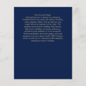 シンプルBODA結婚の文字スペインののみInv (裏面)