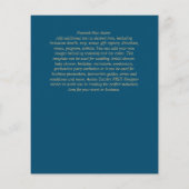 シンプルBODA結婚の文字スペインののみInv (裏面)