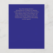 シンプルBODA結婚の文字スペインののみInv (裏面)