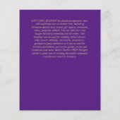 シンプルBODA結婚の文字スペインののみInv (裏面)