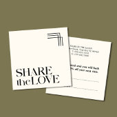 シンプルBohoエレガント白黒紹介カード 紹介カード