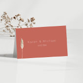 シンプルBohoテーエレガントブル番号カード プレイスカード