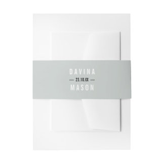 シンプルBOHO結婚パタモダンーン 招待状ベリーバンド