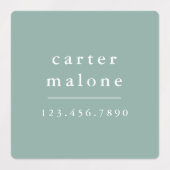 シンプルBoho Rainbow Kids防水名 ラベル (デザイン2)