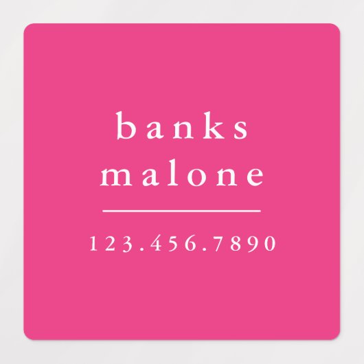 シンプルBoho Rainbow Kids防水名 ラベル (デザイン1)