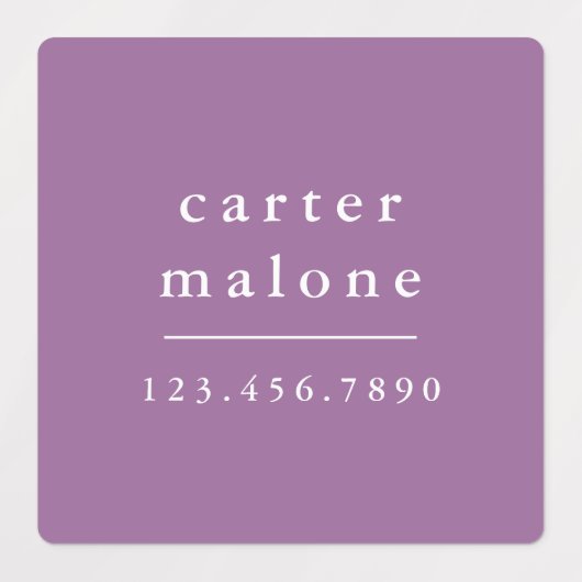 シンプルBoho Rainbow Kids防水名 ラベル (デザイン2)