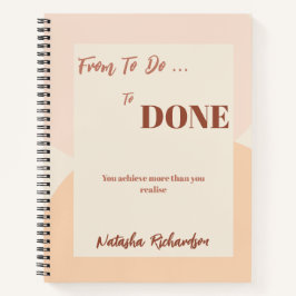 シンプルBoho To Doリストノートブック ノートブック