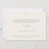 シンプルBoho Wildflower日付のカー結婚ドを保存 セーブザデート (裏面)