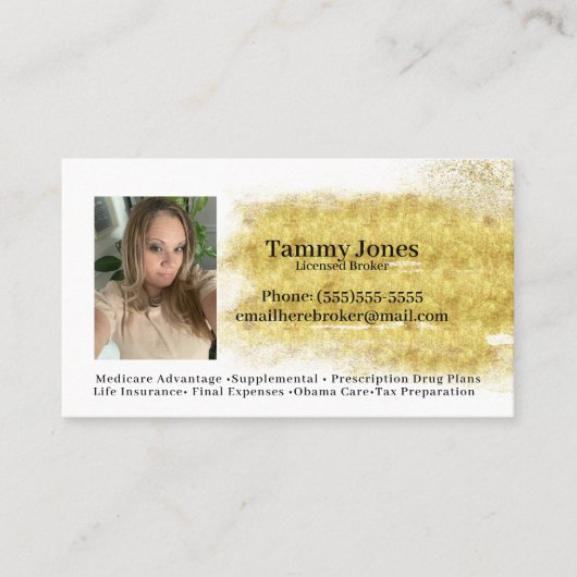 シンプルBroker Health Taxの名刺 名刺 (正面)