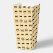 シンプルBrown Black Repeat Businessロゴパターン フェイバーボックス (正面)