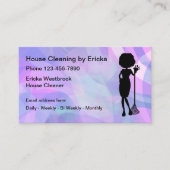 シンプルBudgethouse Cleaning Business Card 名刺 (正面)