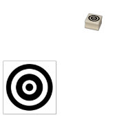 シンプルBulleseye Target記号スタンプ ラバースタンプ (押印)