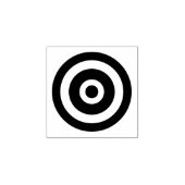 シンプルBulleseye Target記号スタンプ ラバースタンプ (インプリント)