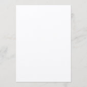 シンプルBurgundyのメ結婚ニュー・カードのベージュ色紙 メニュー (裏面)