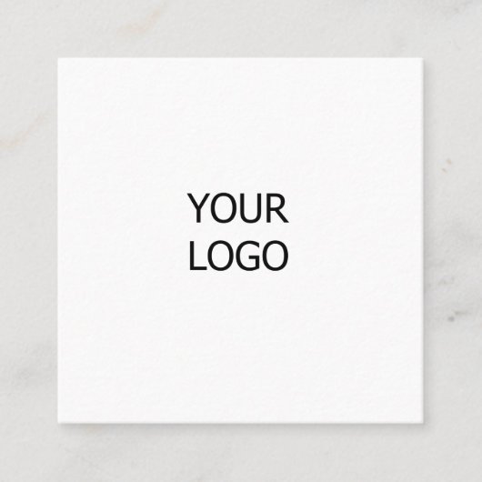 シンプルBUSIミニマルにロゴのカスタム文字を追加 コーリングカード (正面)