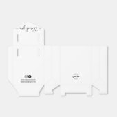 シンプルBusinessロゴありがとうScriptウェブサイト フェイバーボックス (折り畳みなし)