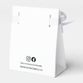 シンプルBusinessロゴありがとうScriptウェブサイト フェイバーボックス (裏面サイド)